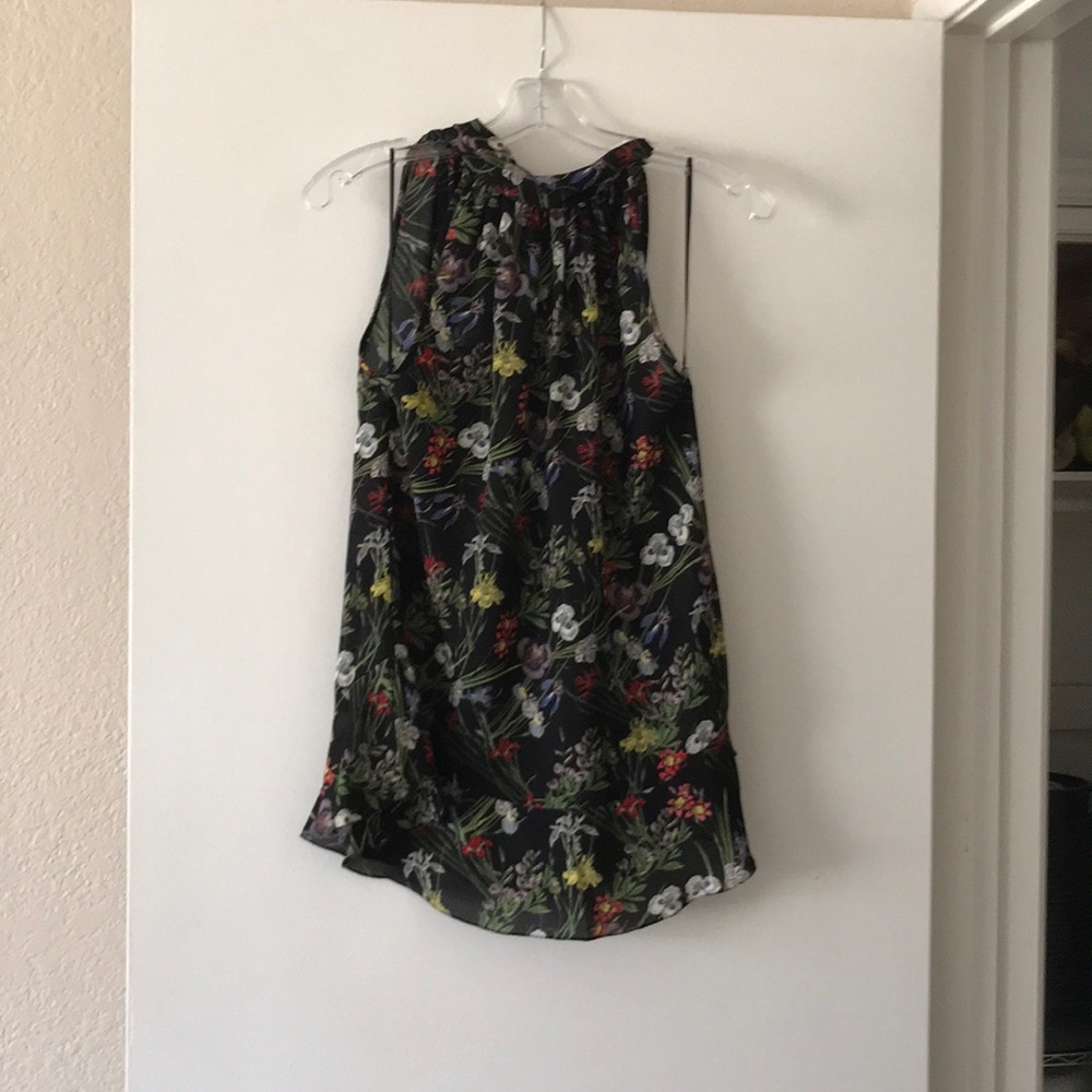 NWT Max Studio floral peplum top XS